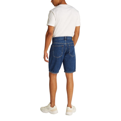 Calvin Klein Denim Shorts Heren – Premium Blauwe Jeans Short Zomer 2026 - Zenvogue.