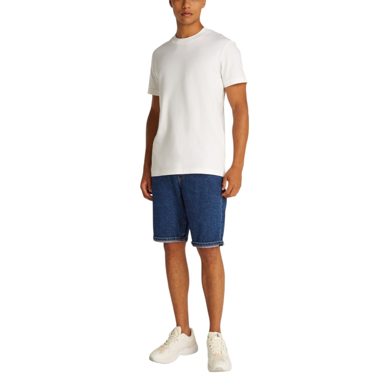 Calvin Klein Denim Shorts Heren – Premium Blauwe Jeans Short Zomer 2026 - Zenvogue.