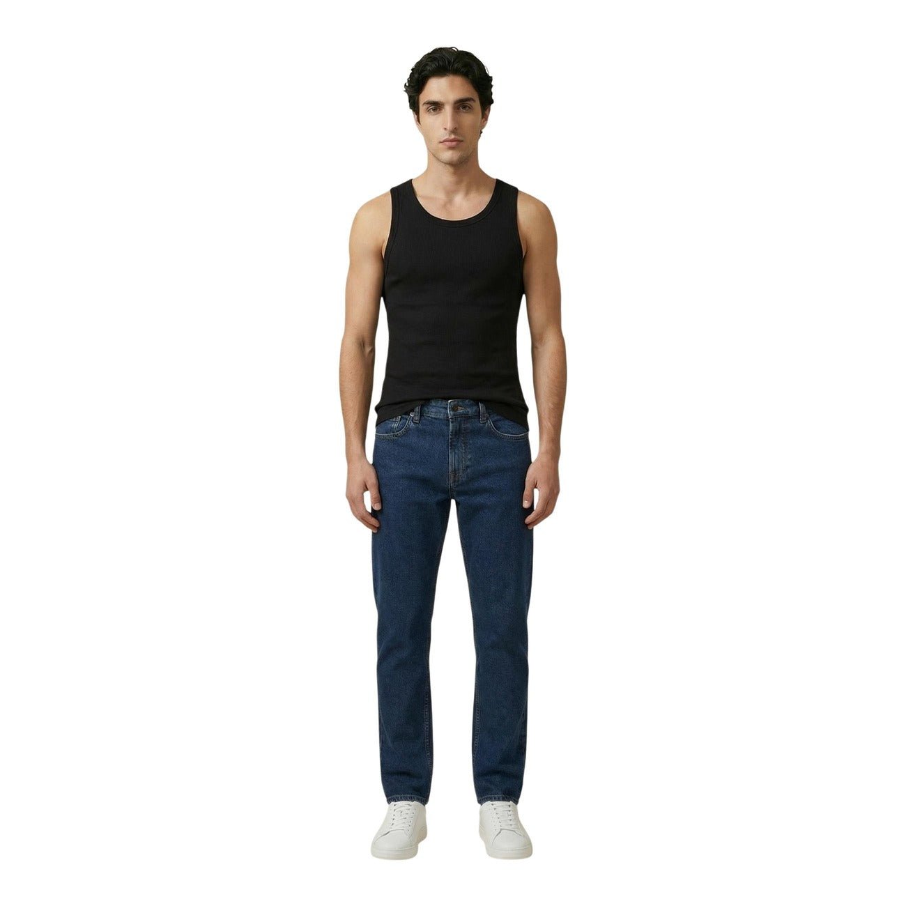 Calvin Klein Heren Tank Top – Zwart Designer Sleeveless Shirt - Zenvogue.