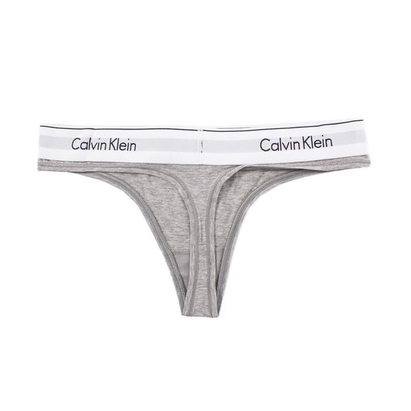 Calvin Klein Dames String Grijs – Logo Designer Ondergoed
