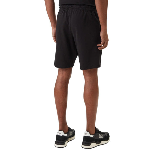 EA7 Emporio Armani Sportshort Heren – Zwarte Logo Short Premium Fit - Zenvogue.