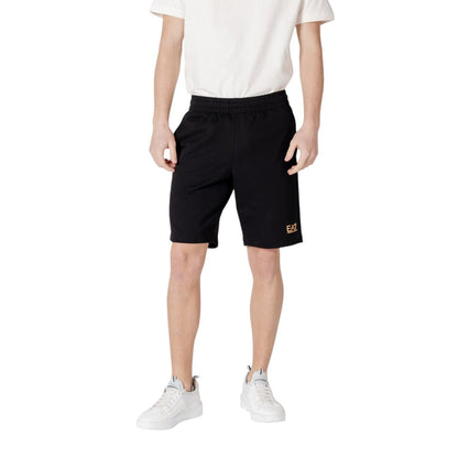 EA7 Heren Short Navy – Comfortabele Sportieve Shorts met Elastische Taille - Zenvogue.