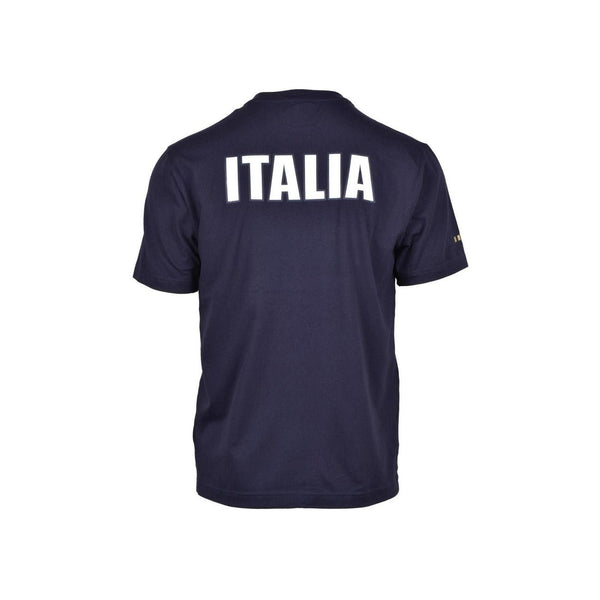 EA7 Emporio Armani Heren T-Shirt Donkerblauw – Italy Logo Designer Shirt