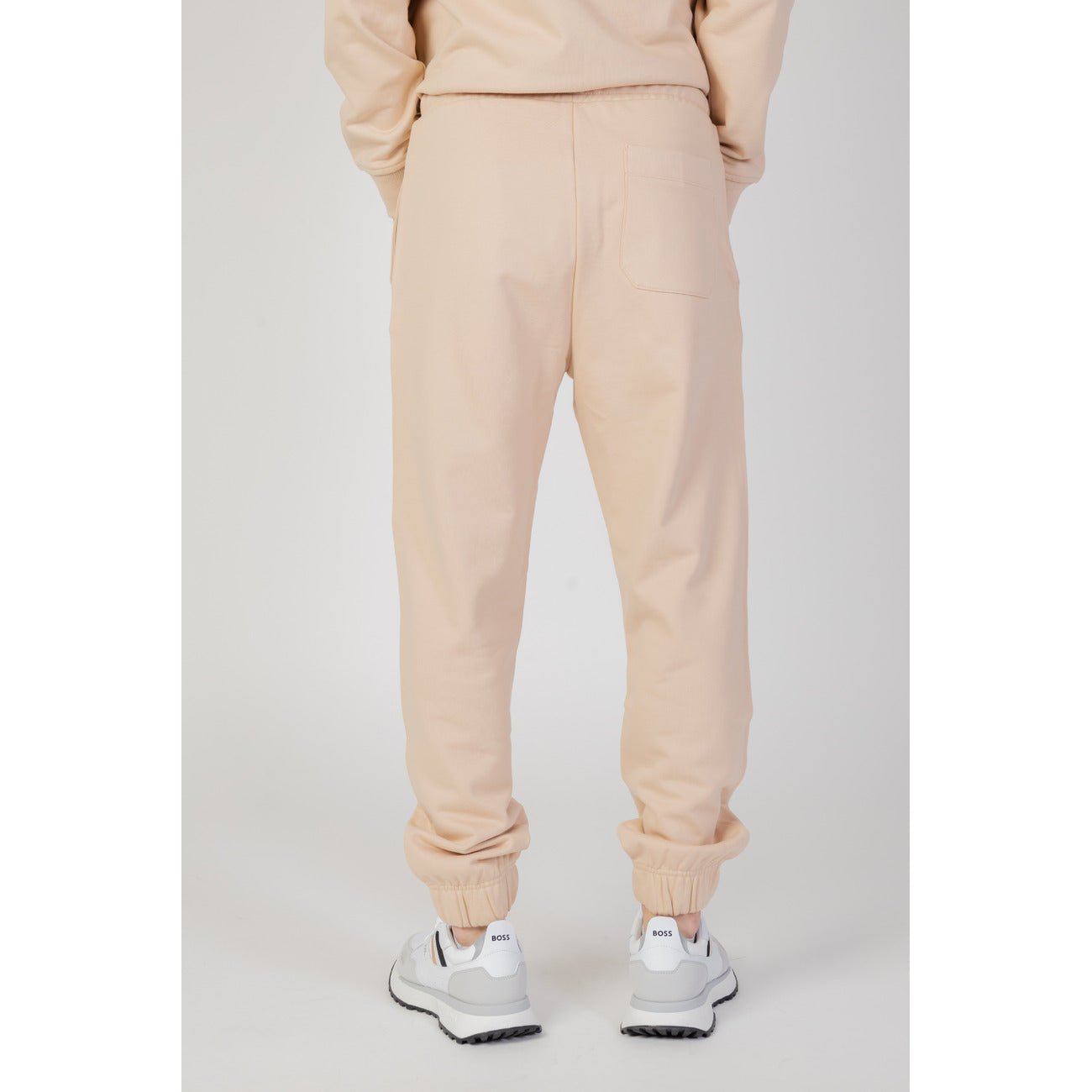 HUGO Heren Joggingbroek Beige – Designer Jogger - Zenvogue.