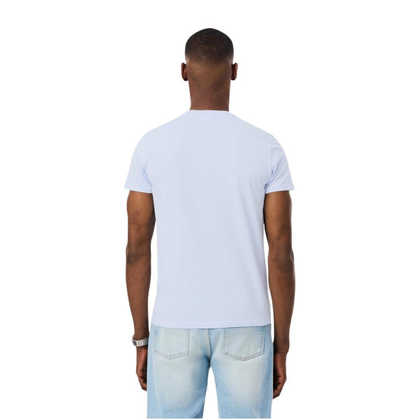 Lacoste Heren Logo T-Shirt Lichtblauw – Crocodile Designer Shirt