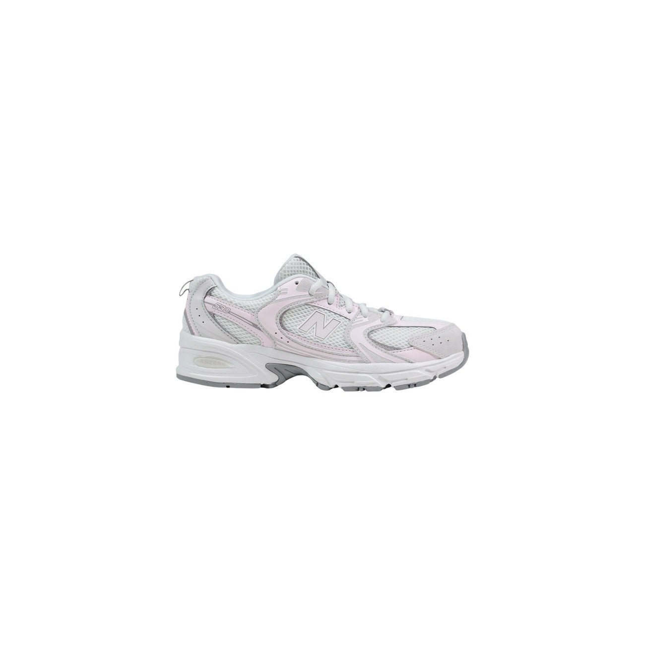 New Balance Dames Sneakers Wit Roze – Sportieve Lifestyle Sneakers met Comfortzool - Zenvogue.