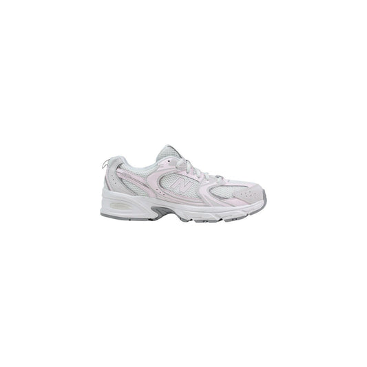 New Balance Dames Sneakers Wit Roze – Sportieve Lifestyle Sneakers met Comfortzool - Zenvogue.