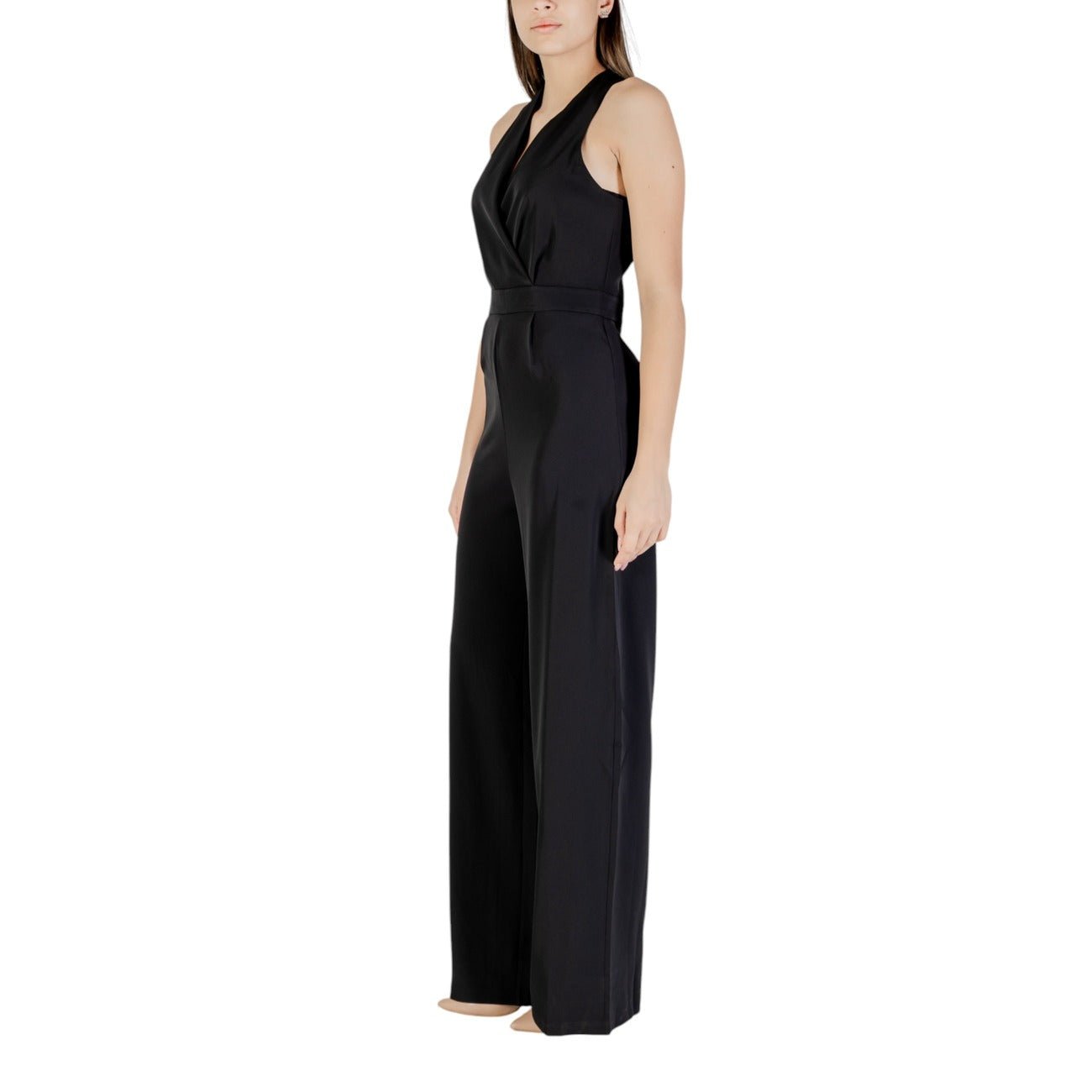 ONLY Zwarte Dames Jumpsuit – Elegante Halter Jumpsuit - Zenvogue.