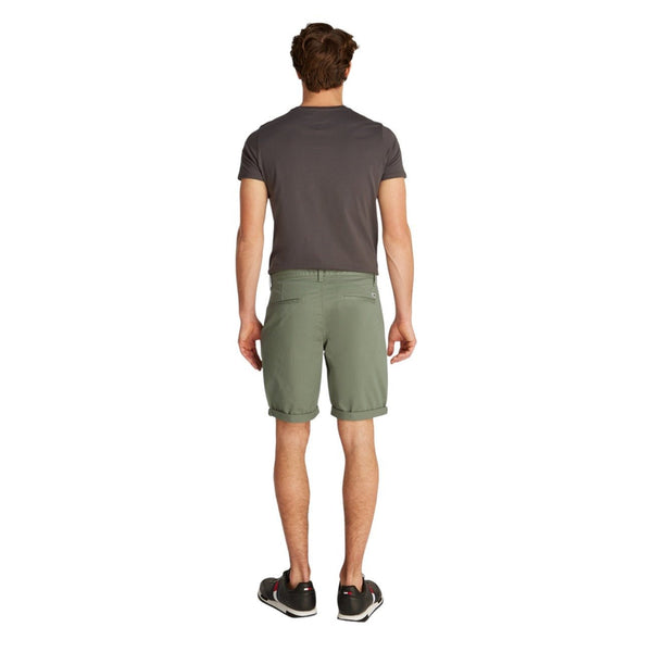 Tommy Hilfiger Chino Shorts Heren – Groene Zomer Short Premium Fit