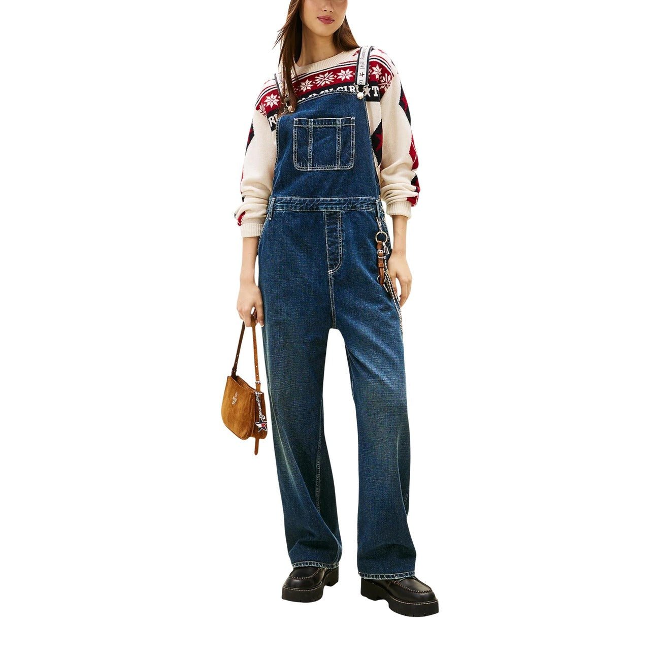 Tommy Hilfiger Denim Dames Jumpsuit – Designer Tuinbroek - Zenvogue.