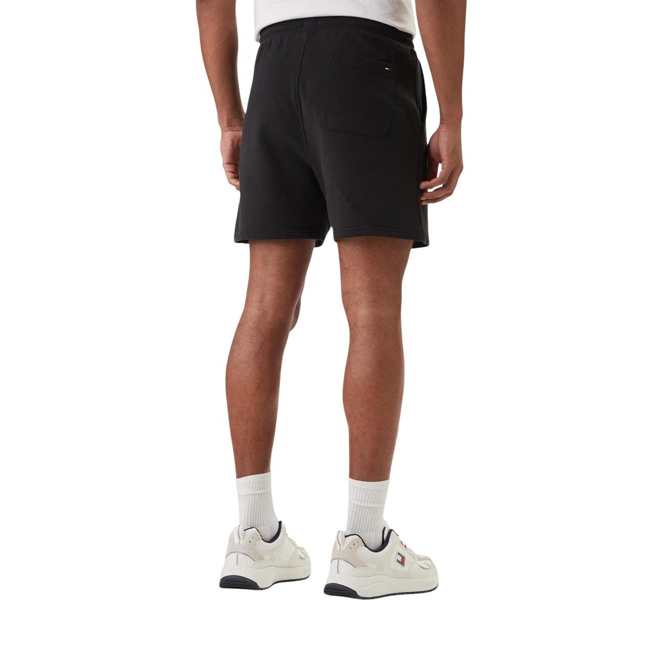 Tommy Hilfiger Sweatshort Heren – Zwarte Comfort Short met Logo Premium Fit - Zenvogue.