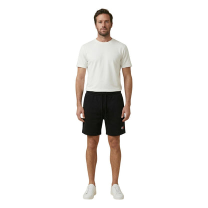 Tommy Hilfiger Sweatshort Heren – Zwarte Lounge Short Premium Comfort - Zenvogue.