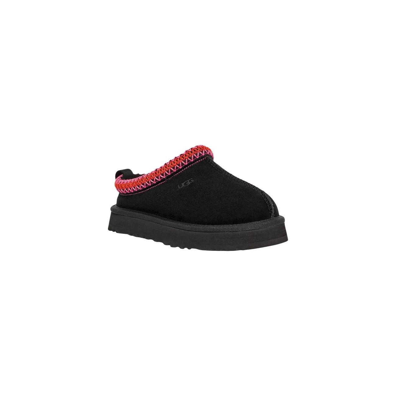 UGG Dames Tasman Mule Zwart – Comfortabele Lente Slippers met Geborduurde Rand - Zenvogue.