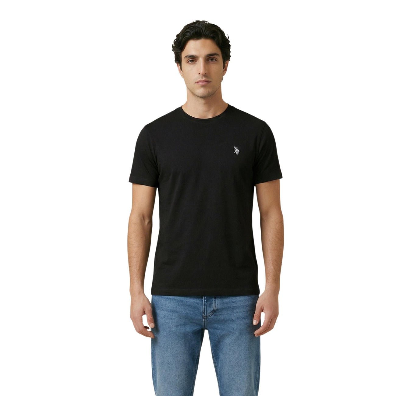 U.S. Polo Assn. T-Shirt Heren – Groen Basic Shirt met Logo Premium Fit - Zenvogue.
