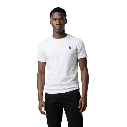 U.S. Polo Assn. T-Shirt Heren – Groen Basic Shirt met Logo Premium Fit - Zenvogue.