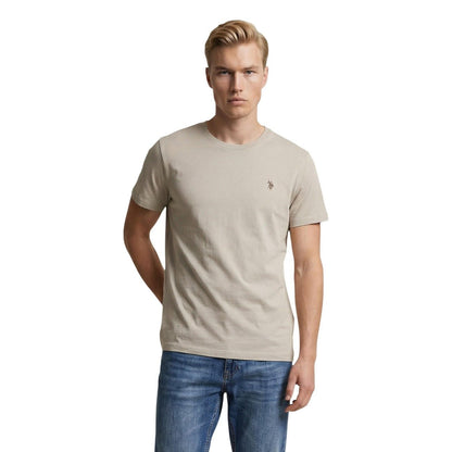 U.S. Polo Assn. T-Shirt Heren – Zwart Basic Shirt met Logo Premium Fit - Zenvogue.