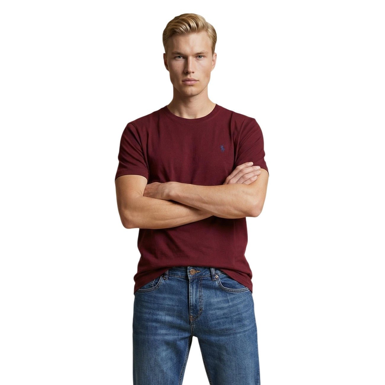 U.S. Polo Assn. T-Shirt Heren – Zwart Basic Shirt met Logo Premium Fit - Zenvogue.